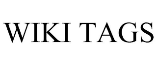 WIKI TAGS