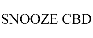 SNOOZE CBD