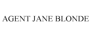 AGENT JANE BLONDE