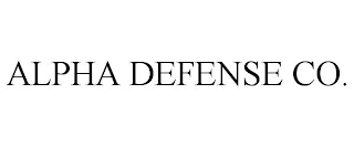 ALPHA DEFENSE CO.