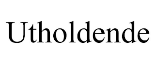 UTHOLDENDE