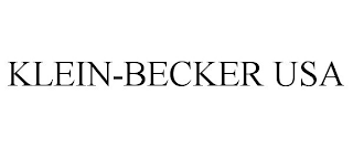 KLEIN-BECKER USA