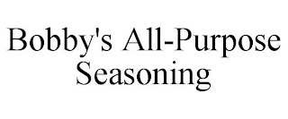 BOBBY'S ALL-PURPOSE SEASONING