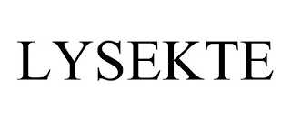 LYSEKTE