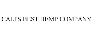 CALI'S BEST HEMP COMPANY