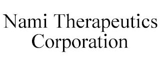 NAMI THERAPEUTICS CORPORATION