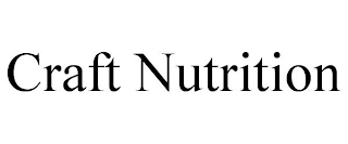 CRAFT NUTRITION