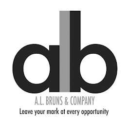 ALB A.L. BRUNS & COMPANY LEAVE YOUR MARK AT EVERY OPPORTUNITY