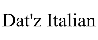 DAT'Z ITALIAN