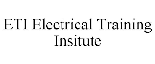 ETI ELECTRICAL TRAINING INSITUTE