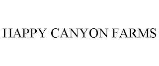 HAPPY CANYON FARMS