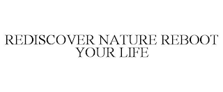 REDISCOVER NATURE REBOOT YOUR LIFE