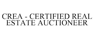 CREA-CERTIFIED REAL ESTATE AUCTIONEER
