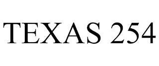 TEXAS 254