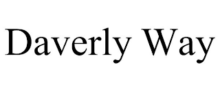 DAVERLY WAY
