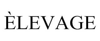 ÈLEVAGE