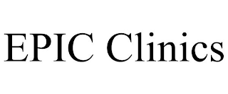 EPIC CLINICS