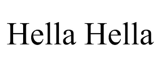 HELLA HELLA