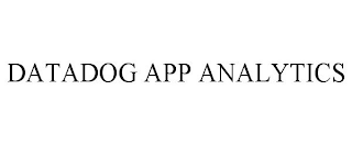 DATADOG APP ANALYTICS