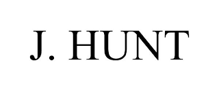 J. HUNT