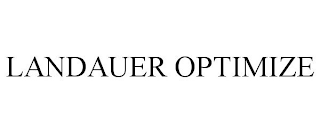 LANDAUER OPTIMIZE