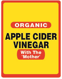 ORGANIC APPLE CIDER VINEGAR WITH THE 'MOTHER'