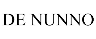 DE NUNNO