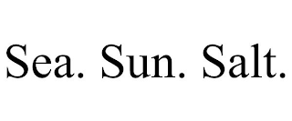 SEA. SUN. SALT.