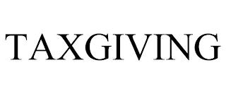 TAXGIVING