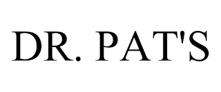 DR. PAT'S