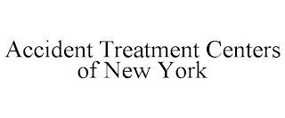 ACCIDENT TREATMENT CENTERS OF NEW YORK