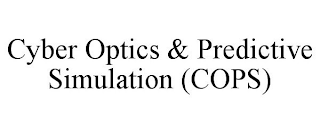 CYBER OPTICS & PREDICTIVE SIMULATION (COPS)