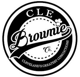 CLE BROWNIE CO. CLEVELAND'S GREATEST CONCOCTIONS