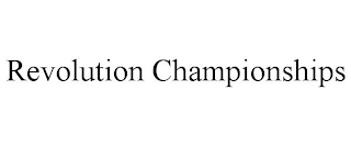 REVOLUTION CHAMPIONSHIPS