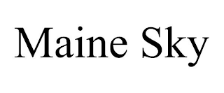 MAINE SKY