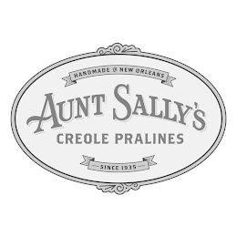 HANDMADE IN NEW ORLEANS AUNT SALLY'S CREOLE PRALINES SINCE 1935