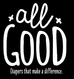 ALL GOOD DIAPERS THAT MAKE A DIFFERENCE.