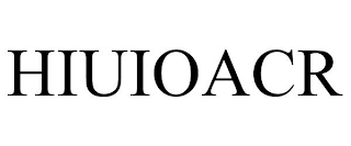 HIUIOACR