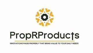 PROPRPRODUCTS INNOVATIONS MADE PROPERLYTO BRING VALUE TO YOUR DAILY NEEDS