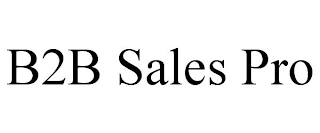 B2B SALES PRO