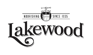 LAKEWOOD NOURISHING SINCE 1935