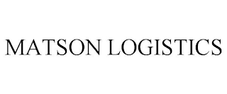 MATSON LOGISTICS