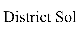 DISTRICT SOL