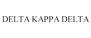 DELTA KAPPA DELTA