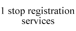 1 STOP REGISTRATION SERVICES