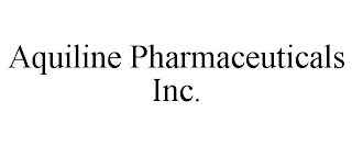 AQUILINE PHARMACEUTICALS INC.