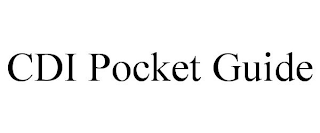 CDI POCKET GUIDE