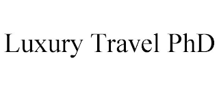 LUXURY TRAVEL PHD