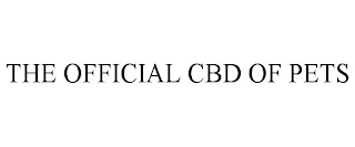 THE OFFICIAL CBD OF PETS