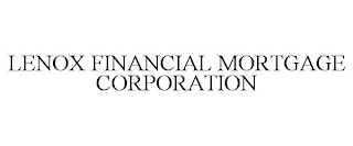 LENOX FINANCIAL MORTGAGE CORPORATION